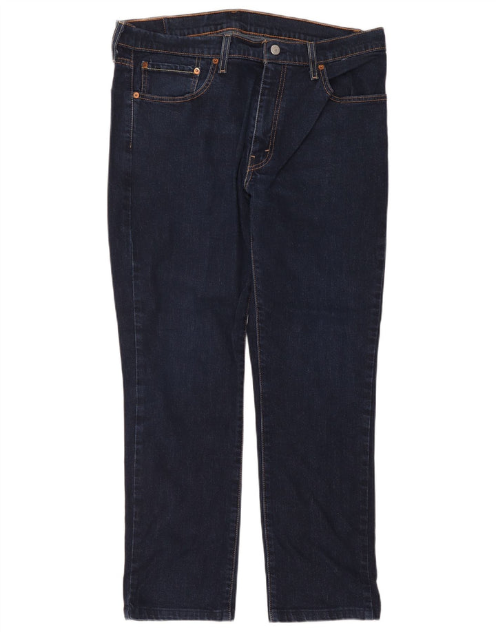 Levi's Uomo 511 Slim Jeans W36 L32 Blu Navy Cotone