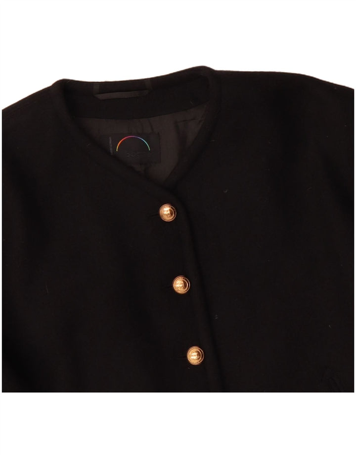 Giacca blazer a 5 bottoni corta da donna BOGNER UK 18 XL nera