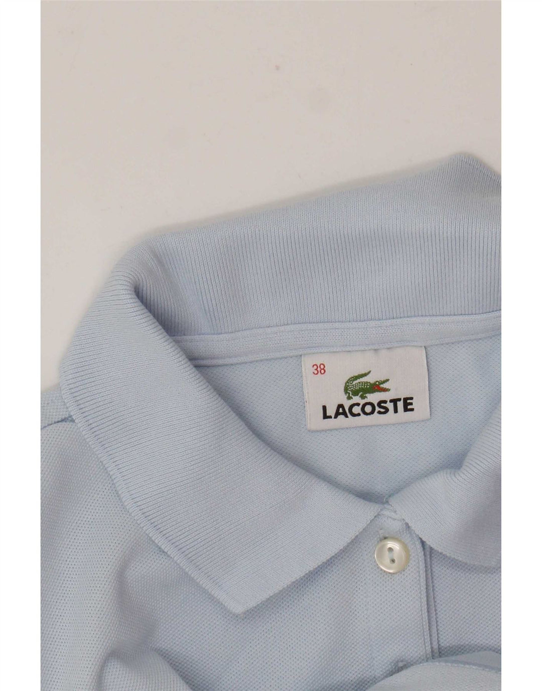 Polo da donna Lacoste taglia 38 Blu medio