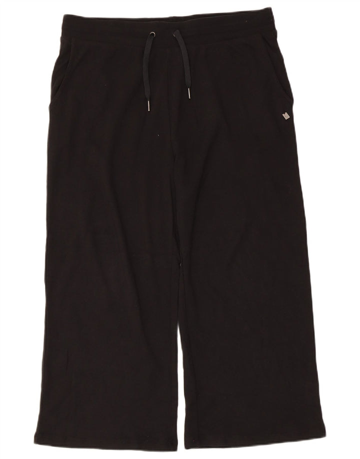 Pantaloni da tuta Capri da donna di Dack UK 16 grandi in cotone nero