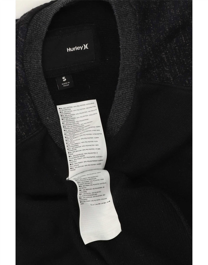 Felpa da uomo Hurley Maglione piccolo in cotone screziato blu navy