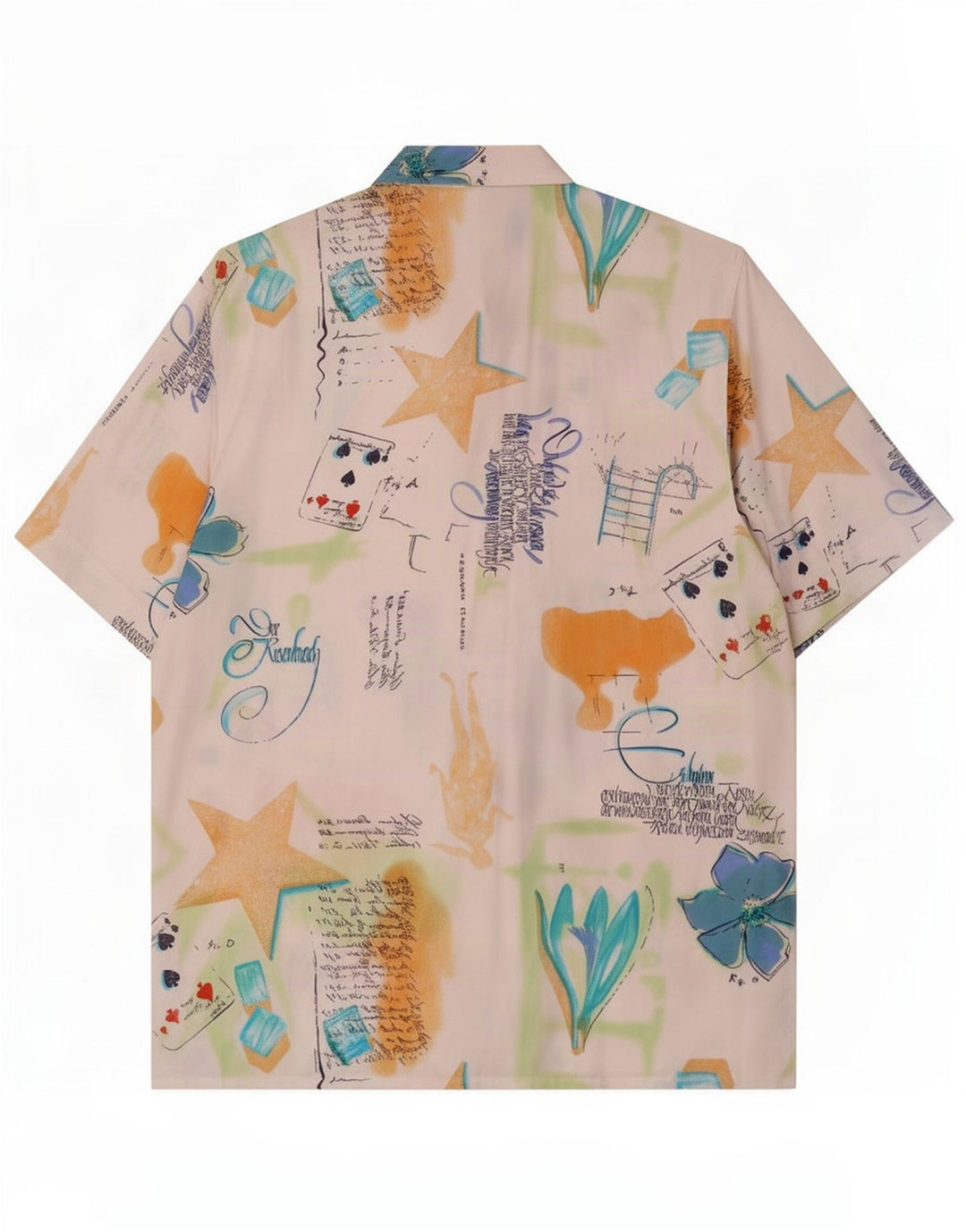 Yorn Camicia oversize da donna con motivo astratto EU 36 Small Multicolor