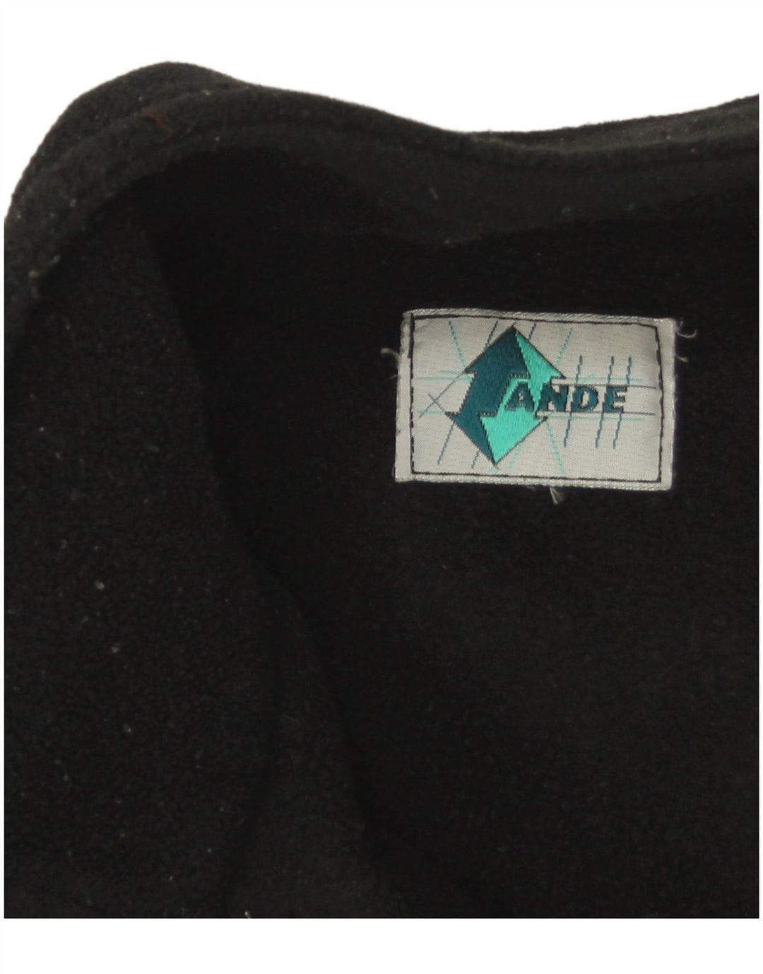 Giacca in pile vintage da uomo UK 42 XL nera