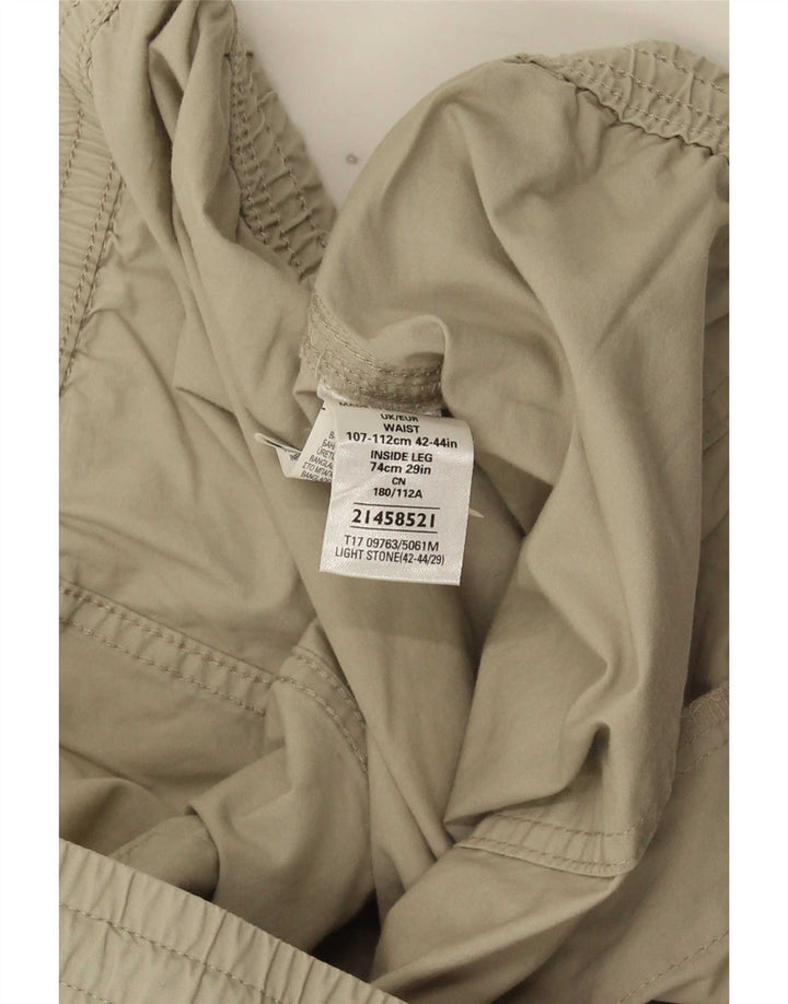 Pantaloni casual da uomo Marks & Spencer W42 L29 Cotone beige