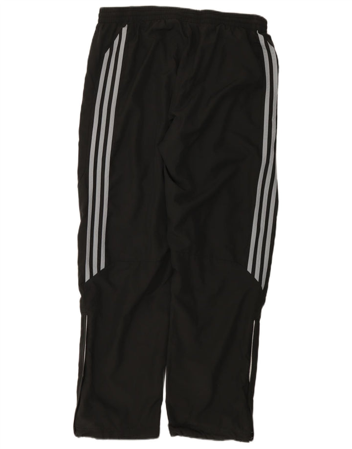 Pantaloni da tuta da uomo Adidas Large neri in poliestere