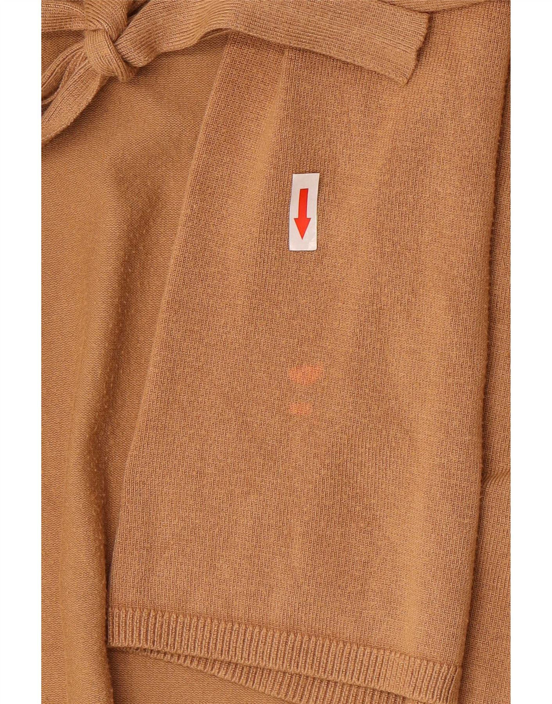 Maglione cardigan da donna Zara UK 12 Viscosa beige medio