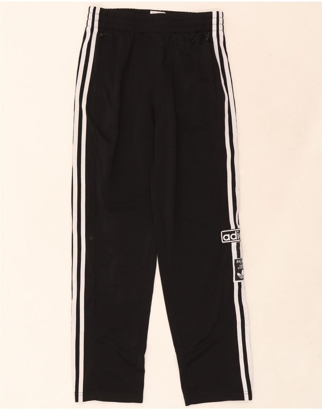 Pantaloni da tuta con grafica Adidas da ragazzo 14-15 anni in poliestere nero