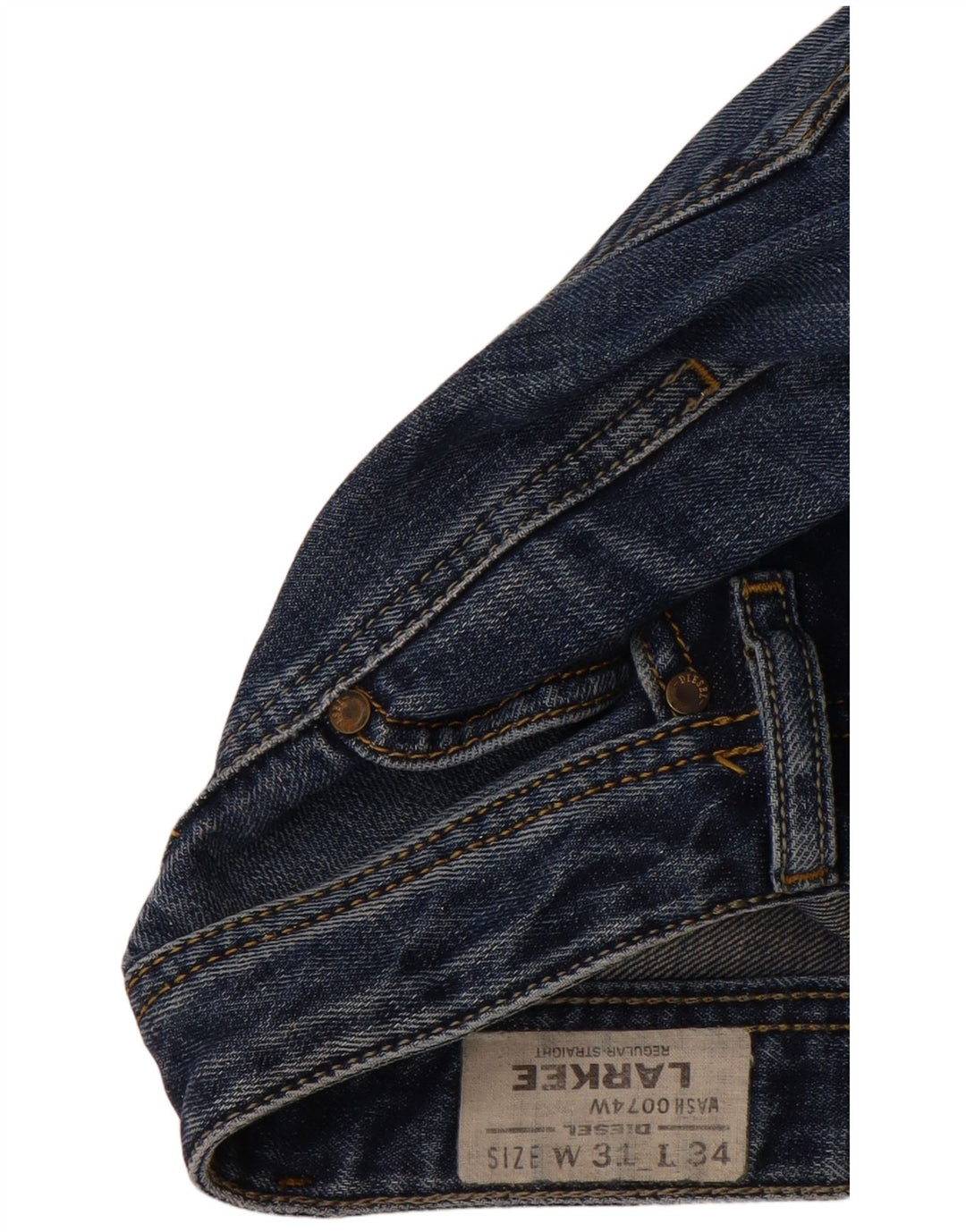 DIESEL Jeans dritti da uomo Larkee W31 L34 cotone blu