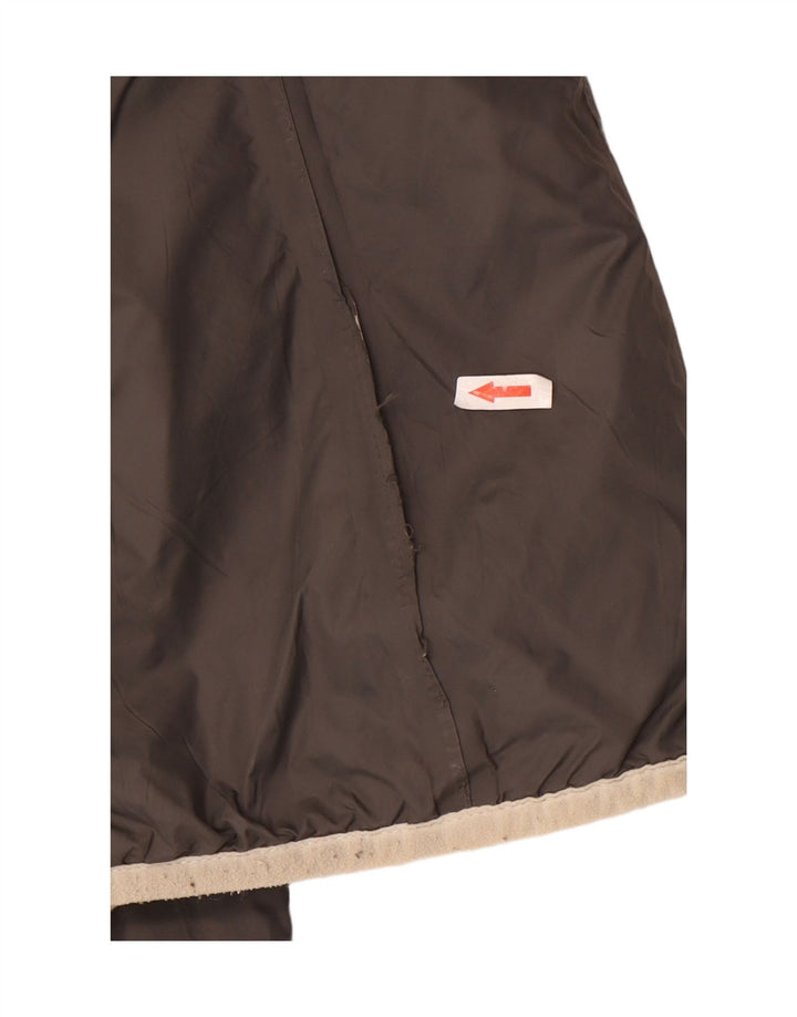 Giacca a vento con cappuccio da uomo K-Way UK 38 Poliammide grigio medio