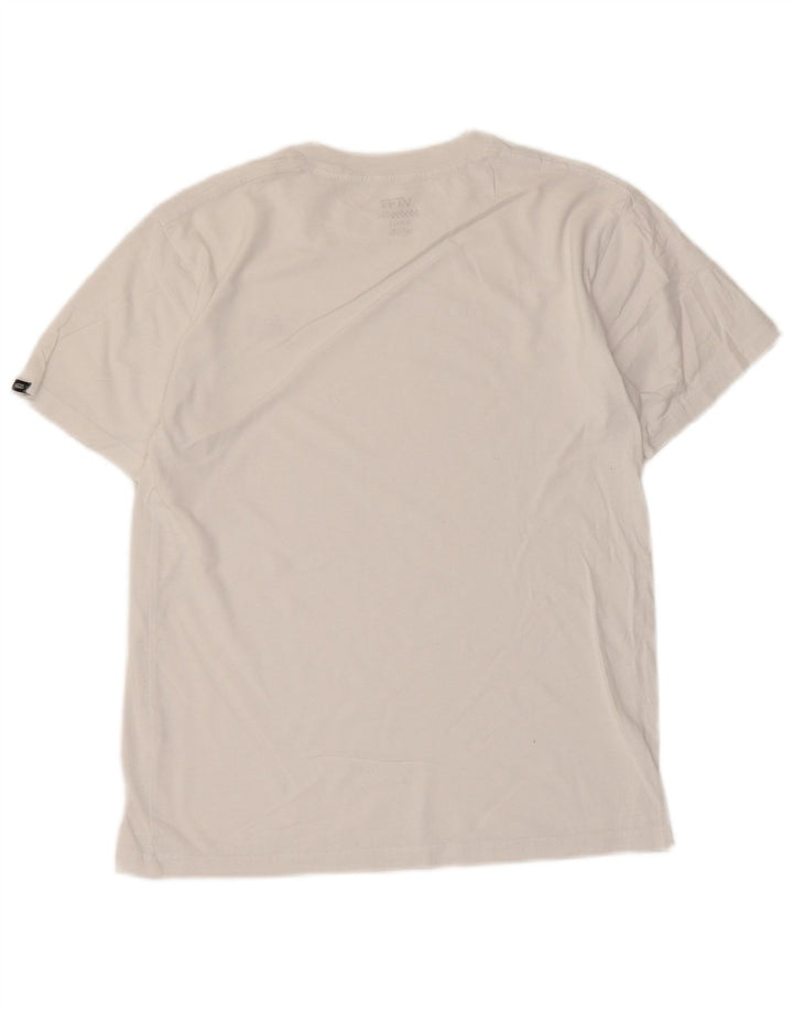 T-shirt da uomo Vans Top Small in cotone bianco