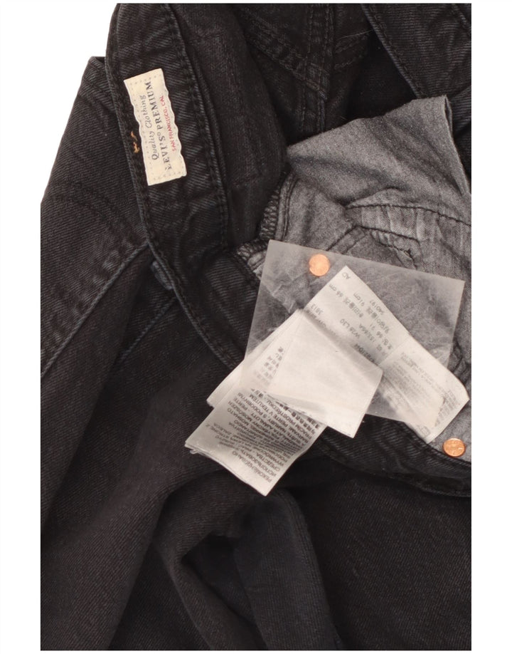 Levi's Uomo 501 Jeans dritti W26 L30 Cotone Nero