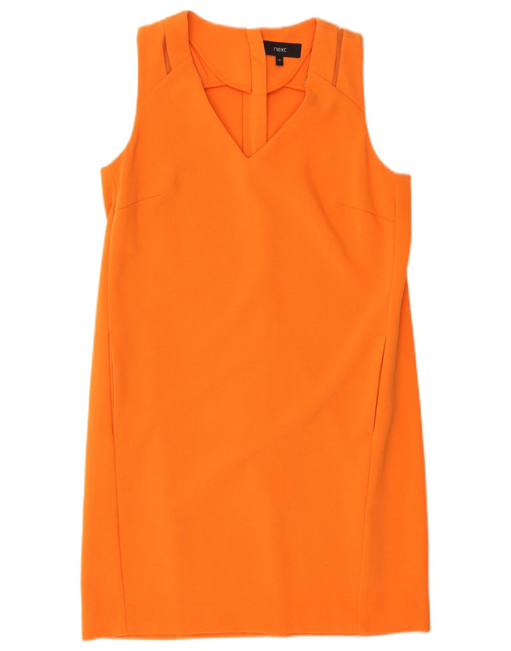 Abito a trapezio senza maniche da donna UK 10 Small Orange