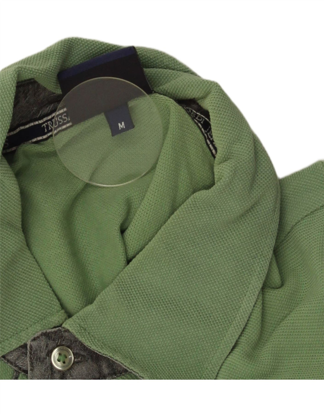 Polo Uomo Trussardi Jeans Verde Medio Cotone