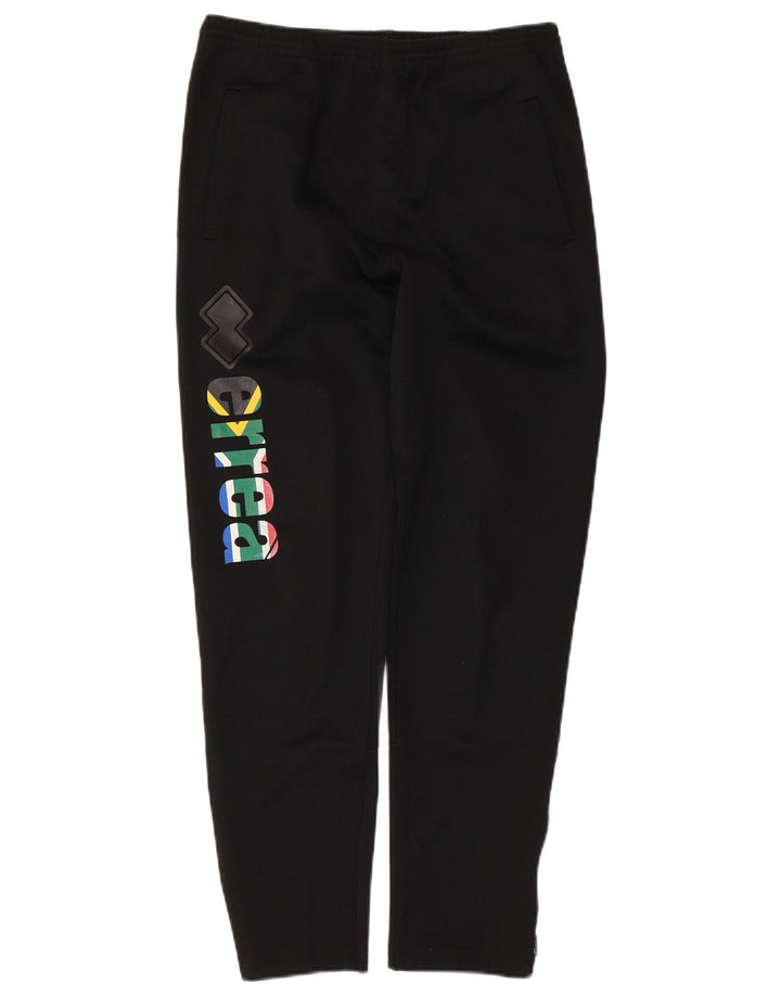 Pantaloni da tuta con grafica Errea da uomo di colore nero medio