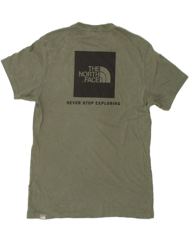 THE NORTH FACE T-shirt grafica da uomo piccola in cotone kaki