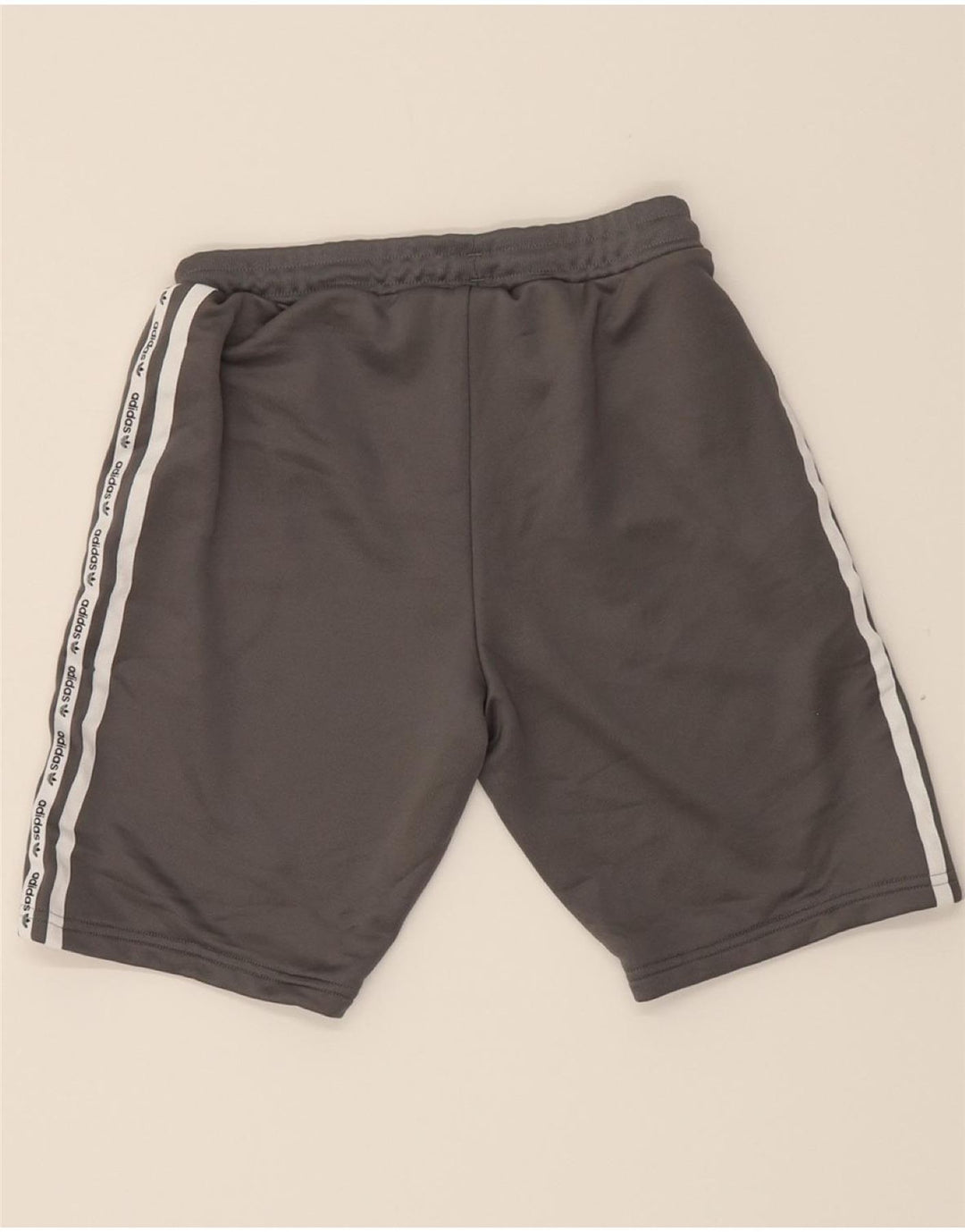 ADIDAS Boys Sport Shorts 11-12 Years  Grey Colourblock Polyester Vintage Adidas and Second-Hand Adidas from Messina Hembry 