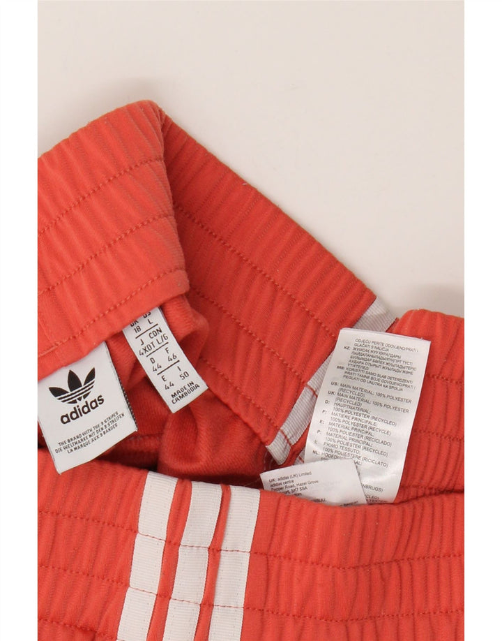 Pantaloncini sportivi Adidas da donna UK 18 XL arancione poliestere
