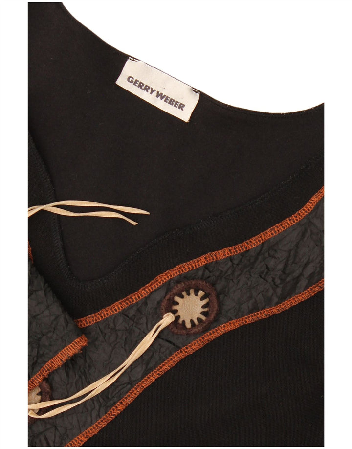 Camicetta da donna Gerry Weber Top UK 16 Large Black Colourblock