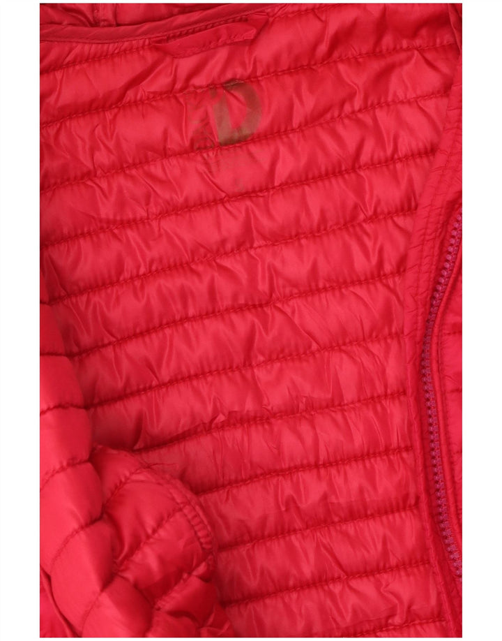 Giacca imbottita con cappuccio da donna Dack UK 10 piccola rosa