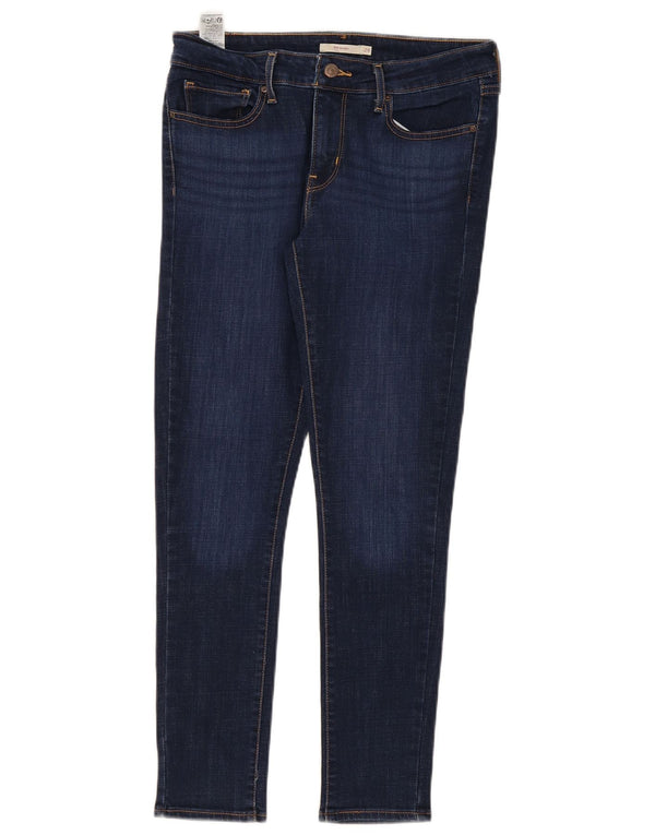 Jeans skinny Levi's 711 da donna W29 L28 in cotone blu navy