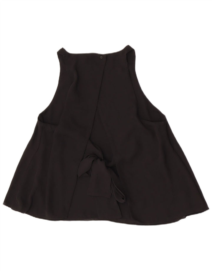 Camicetta senza maniche da donna Zara UK 14 grande nera