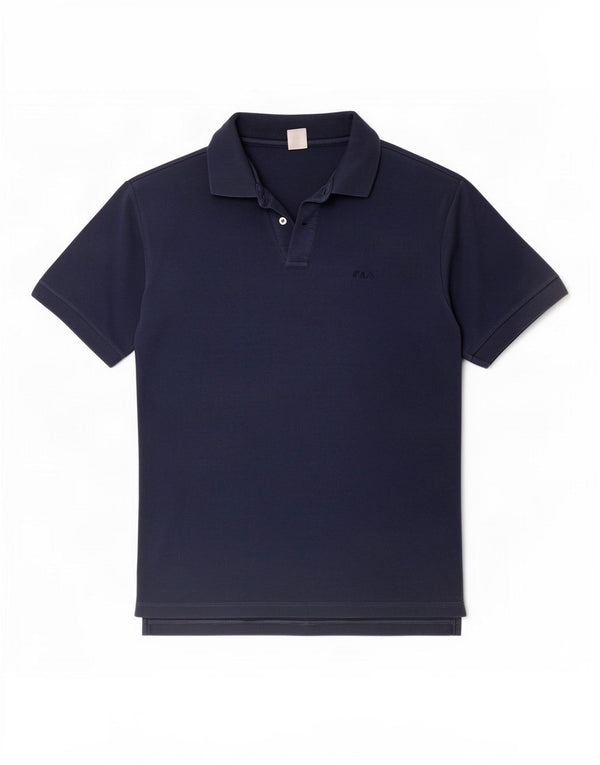 Polo Uomo Fila IT 50 Medio Blu Navy Cotone