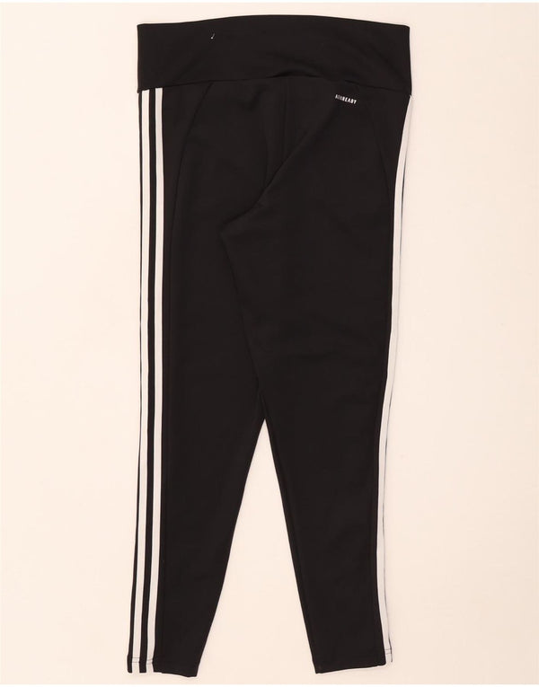 Leggings Adidas Aeroready da donna UK 16/18 Large Nero Poliestere