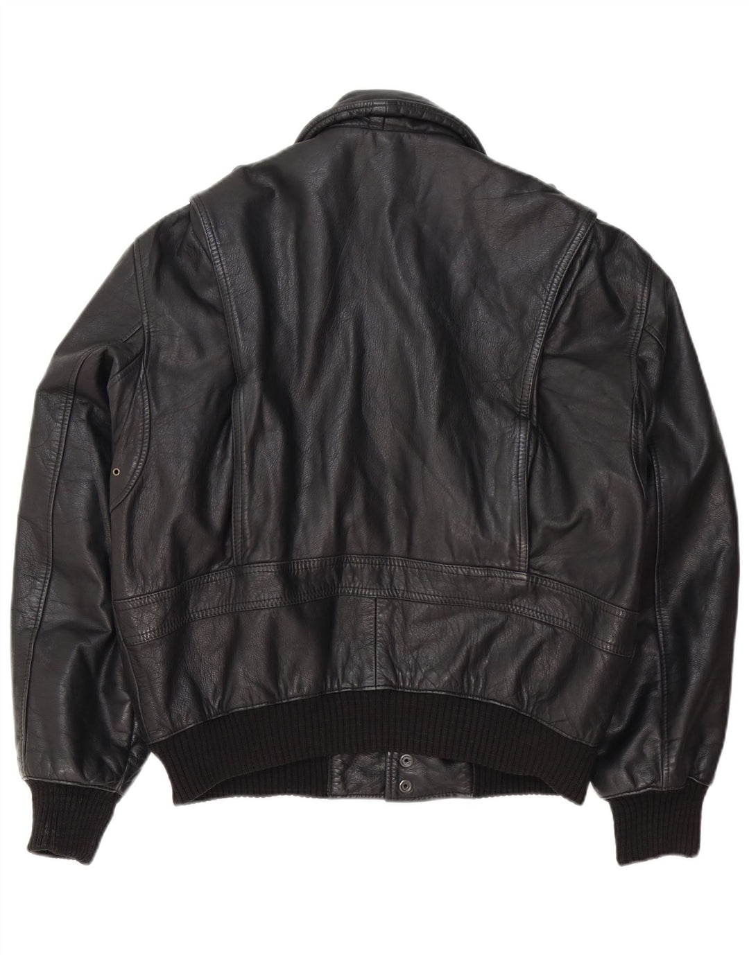 Giacca in pelle militare da uomo Forester IT 50 Large nera