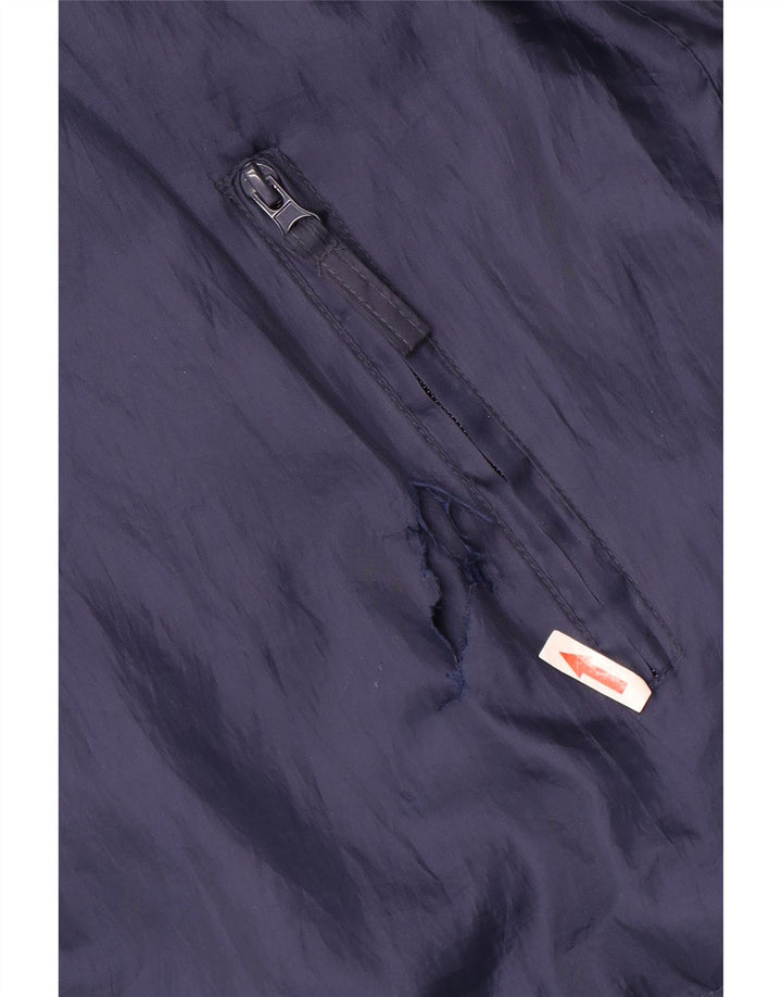 Giacca antipioggia da uomo Diadora vestibilità ampia UK 38 medio blu navy poliestere