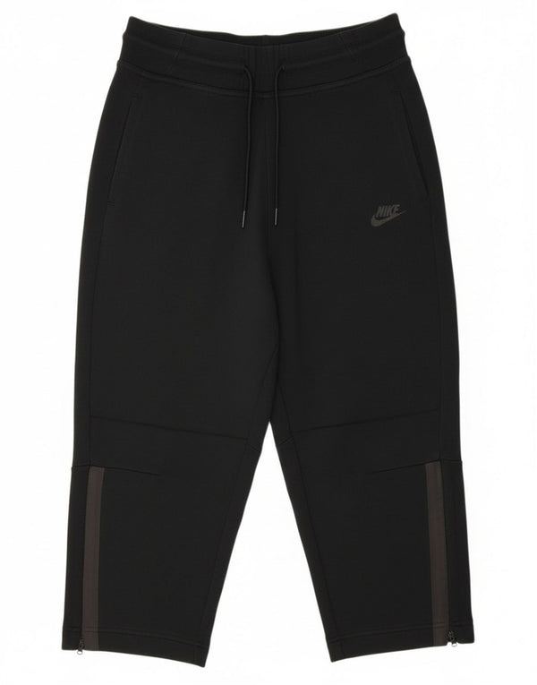 Pantaloni da tuta Nike Capri da uomo piccoli in cotone color block nero