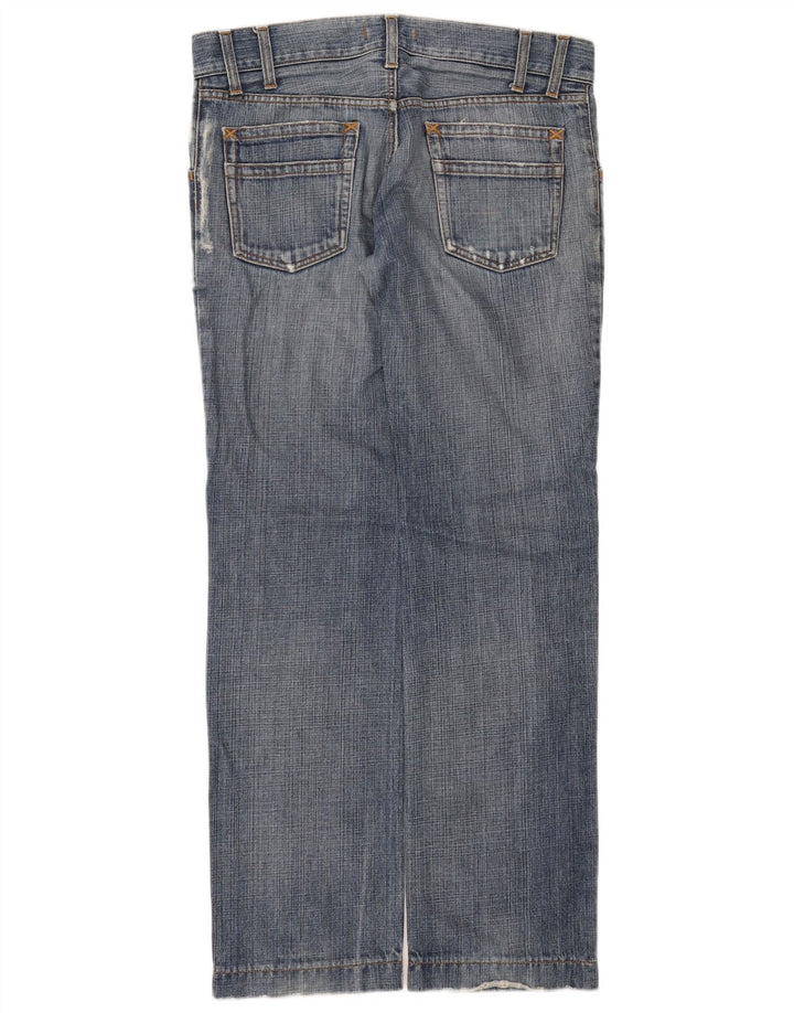 Jeans dritti invecchiati da uomo Dolce & Gabbana IT 48 medio W32 L33 blu