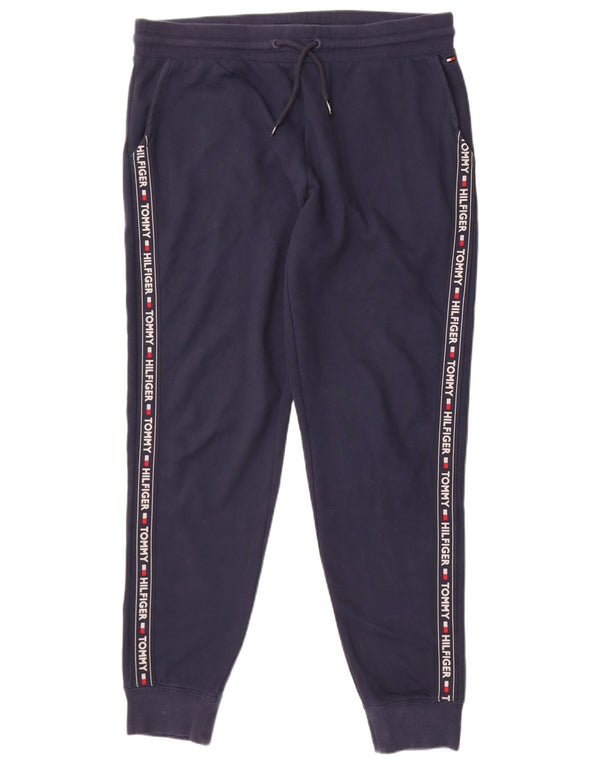 Pantaloni da tuta con grafica da uomo Tommy Hilfiger Joggers Large Blu Navy