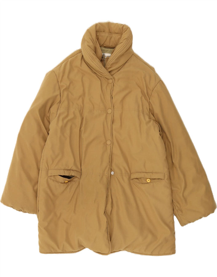 PIERRE CARDIN Womens Overcoat UK 16 Large Beige Polyester Vintage Pierre Cardin and Second-Hand Pierre Cardin from Messina Hembry 
