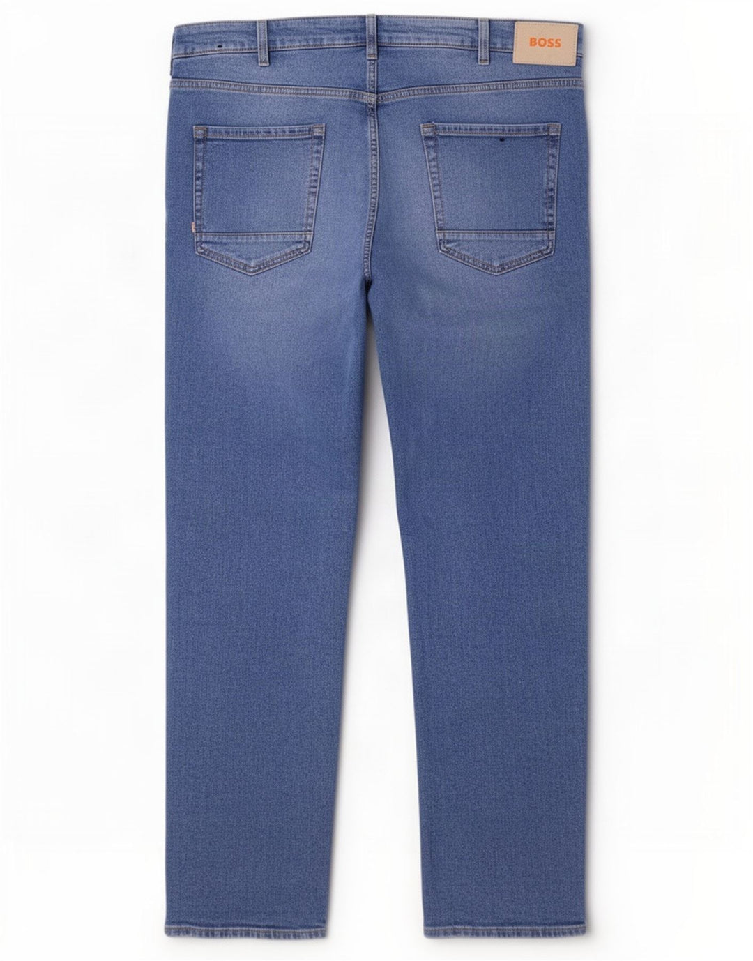 Jeans dritti da uomo Hugo Boss W44 L32 cotone blu