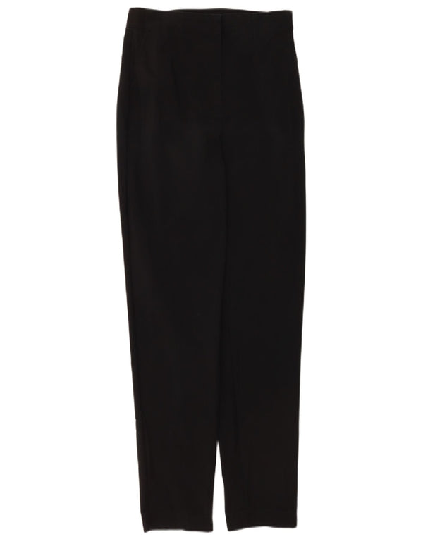 Pantaloni skinny a vita alta da donna Marks & Spencer UK 10 SmallW30 L31 Nero