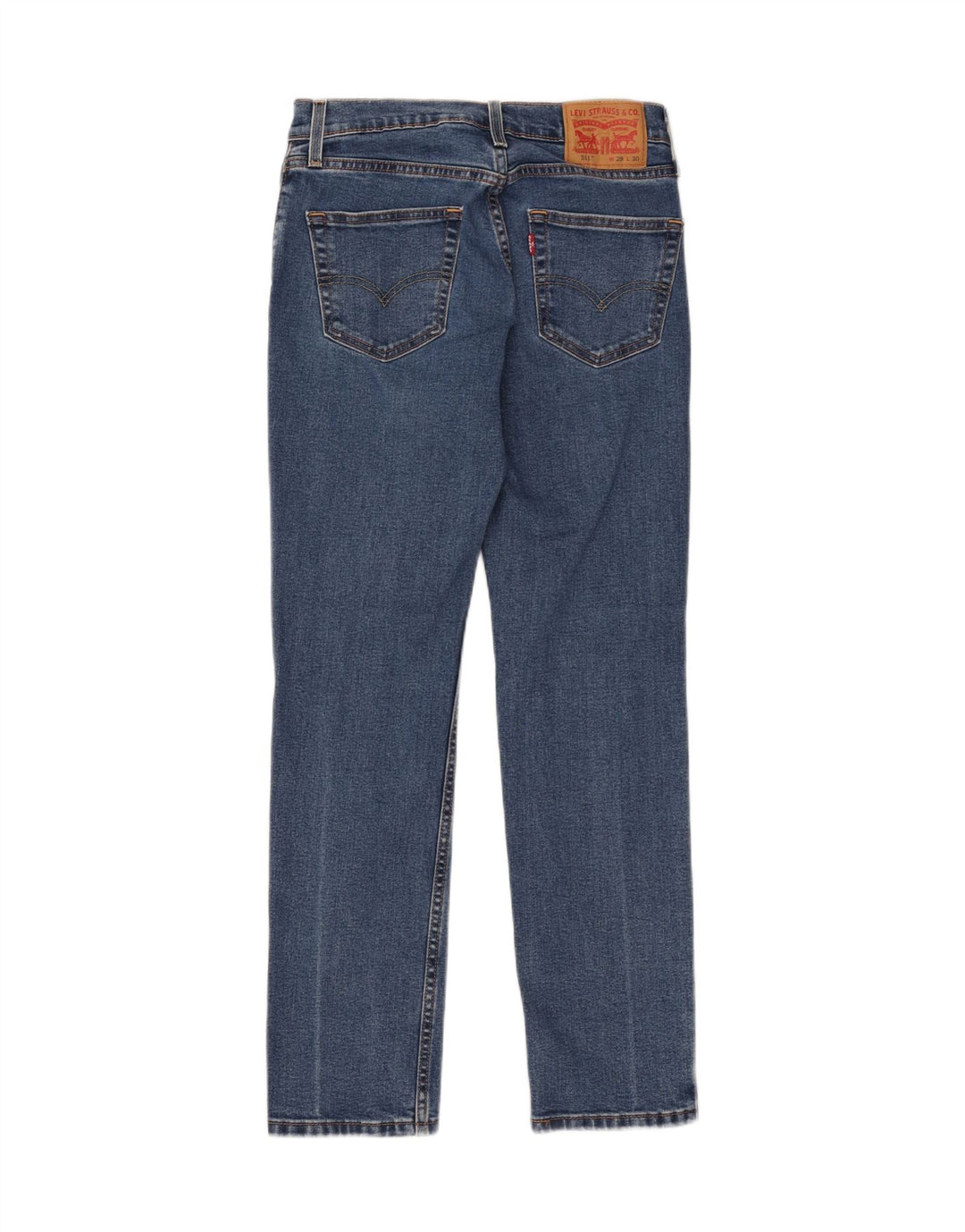 LEVI'S Womens 511 Slim Jeans W29 L30 Blue Cotton Vintage Levi's and Second-Hand Levi's from Messina Hembry 