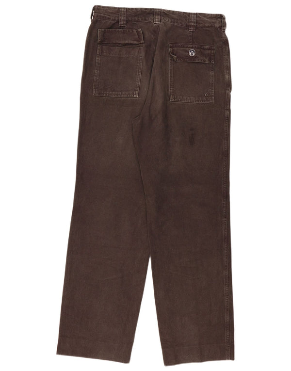 Pantaloni chino dritti da uomo North Sails W32 L30 in cotone grigio