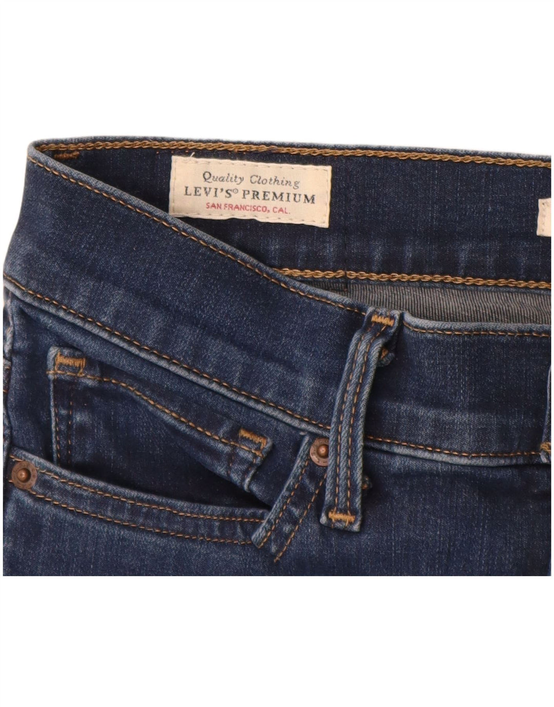 Jeans skinny da donna LEVI'S W27 L30 cotone blu