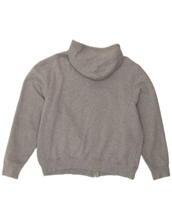 Maglione con cappuccio e zip grafica da donna Fila UK 20 2XL Cotone grigio