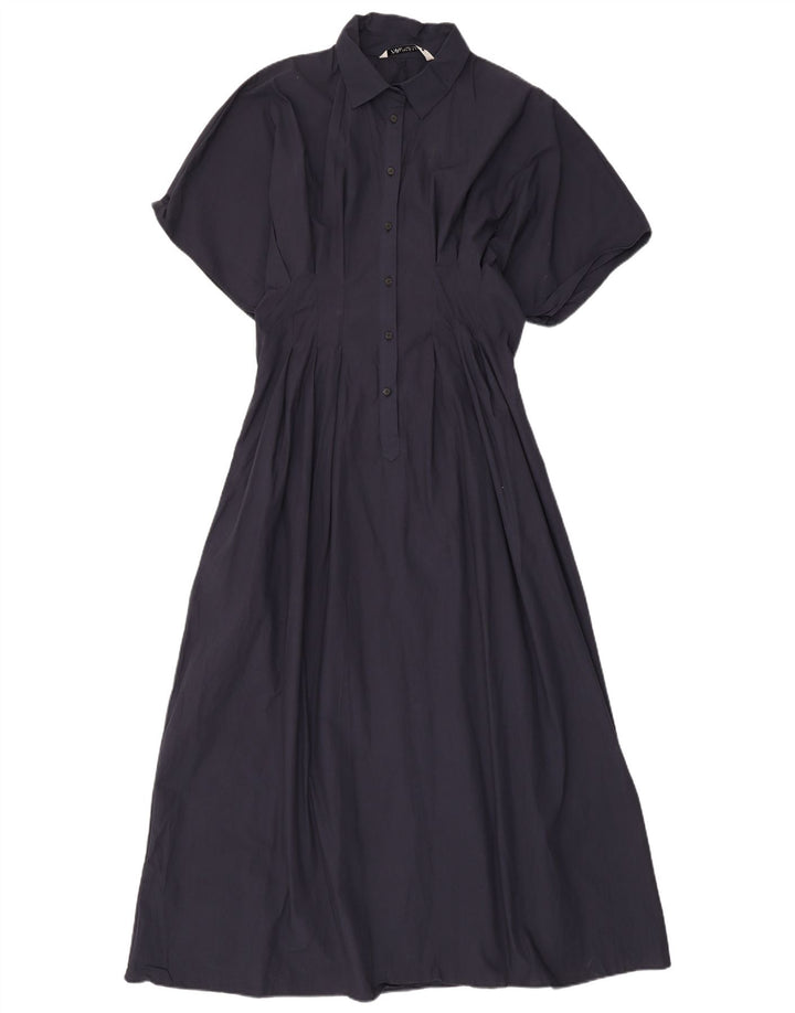 Vestito lungo da donna Zara UK 12 blu navy medio