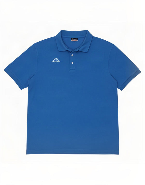 Polo Kappa Uomo XL Cotone Blu