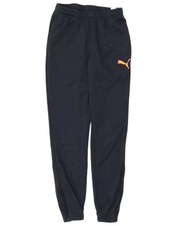 Pantaloni da tuta da uomo PUMA Joggers piccoli in poliestere blu navy