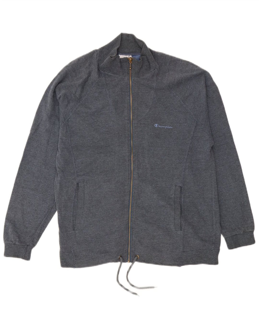 Giacca da ginnastica grafica da uomo Champion piccola in cotone blu navy