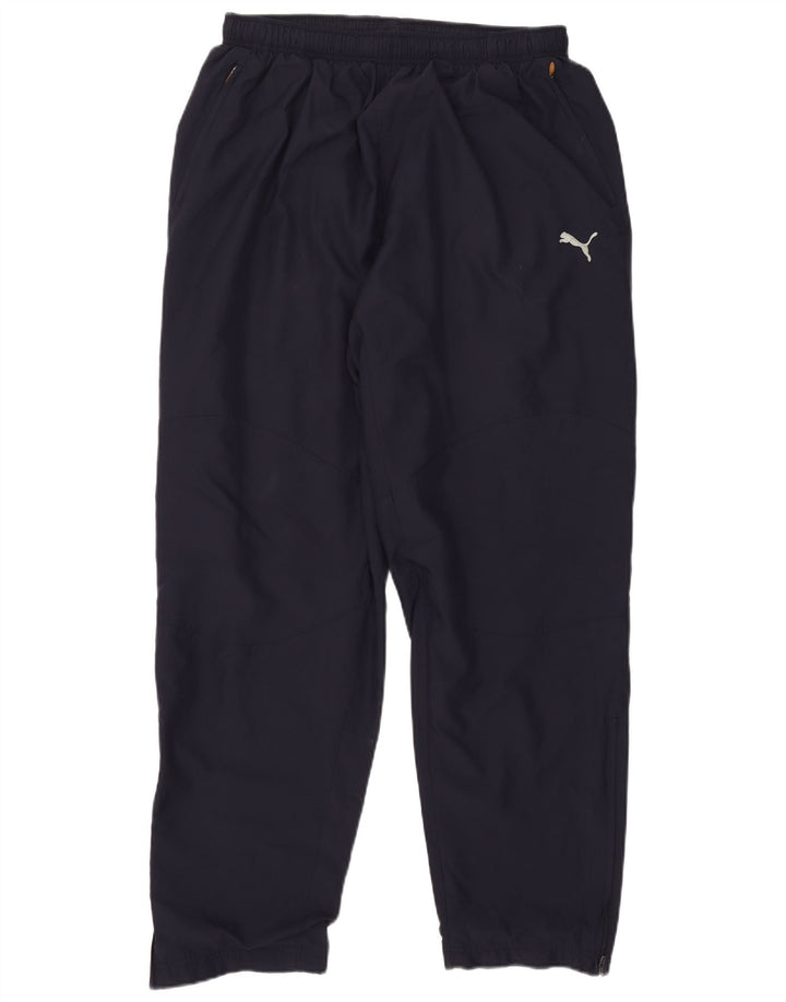 Pantaloni da tuta da uomo Puma XL blu navy in poliestere