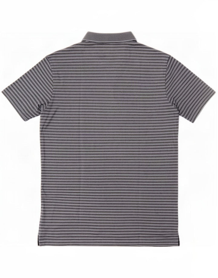 Polo Uomo Corneliani IT 52 Large Poliestere Rigato Blu