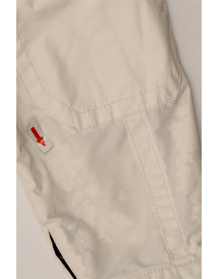 Giacca utility grafica da uomo Museum UK 38 Nylon color block bianco medio