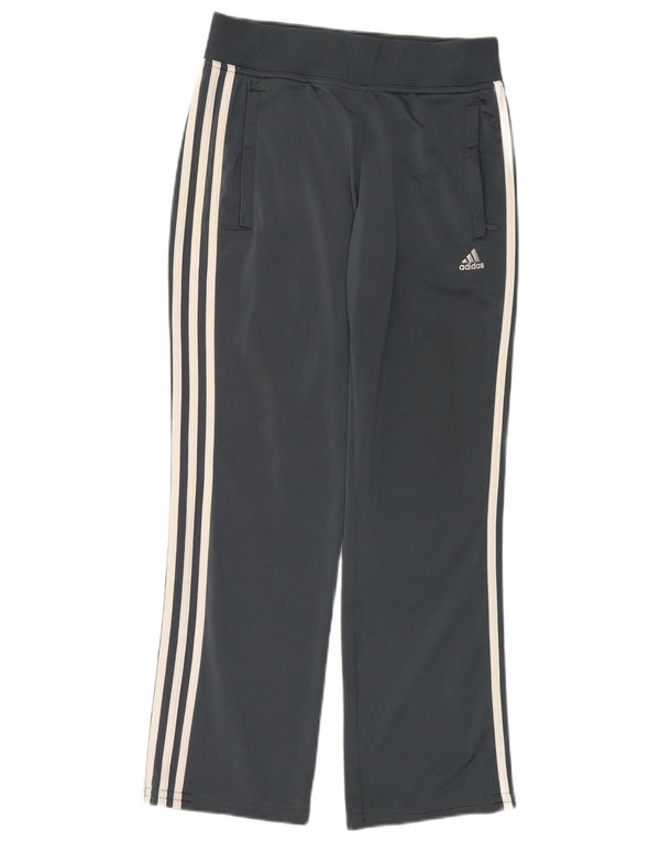 Pantaloni della tuta da donna Adidas UK 10 Small Grigio Poliestere