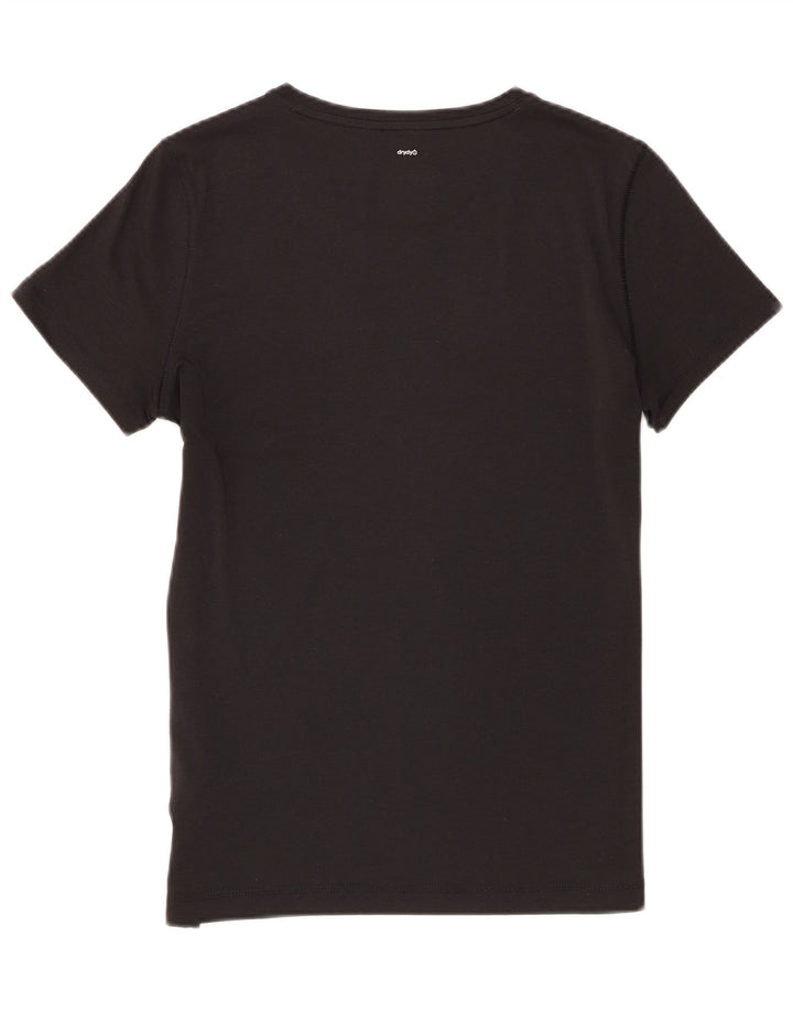 T-shirt Adidas Climalite da donna Top UK 16/18 Large Nero Poliestere