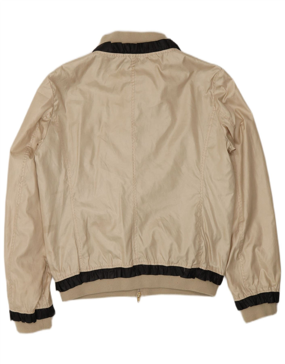 Giubbotto bomber da donna Moschino UK 14 Large in poliestere color oro color block