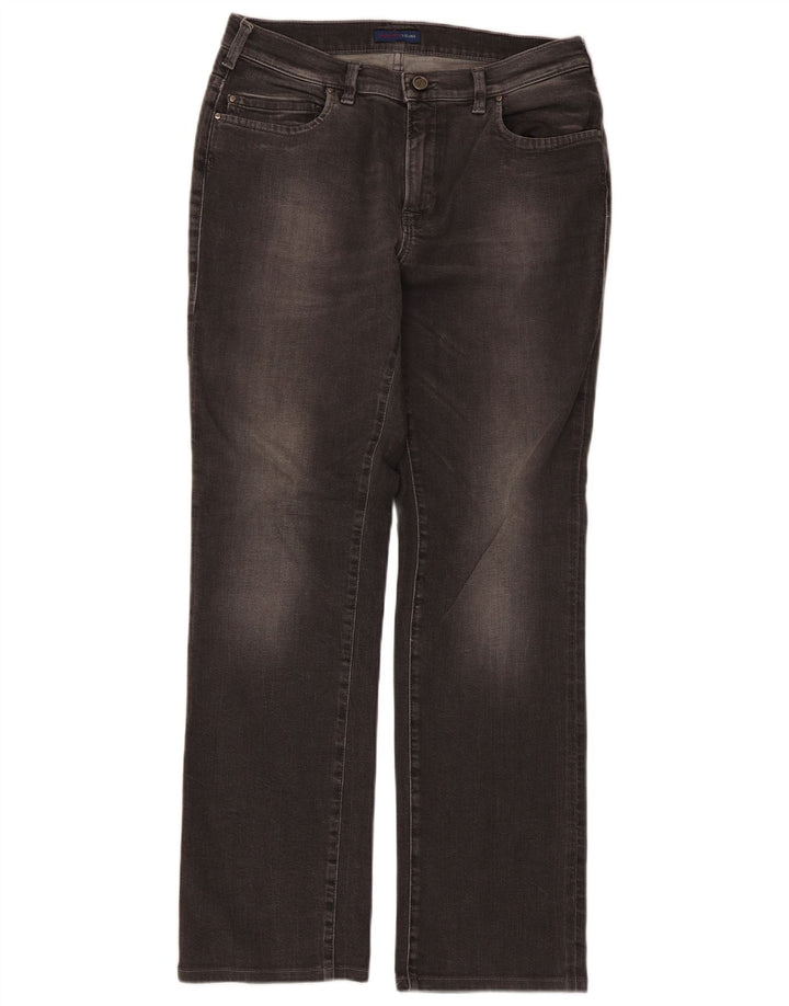 Jeans Dritti Donna Trussardi W30 L29 Cotone Grigio